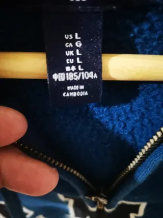 Sudadera Gap Azul Hombre