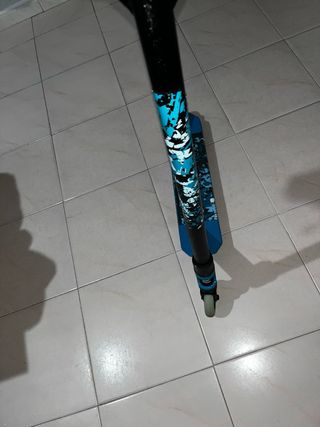 Patinete de saltos azul/scooter