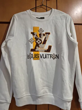 Sudadera Louis Vuitton Blanca con Logo