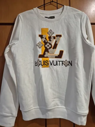 Sudadera Louis Vuitton Blanca con Logo
