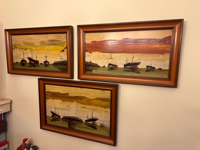 Cuadros Ramón Calderón (3 piezas)