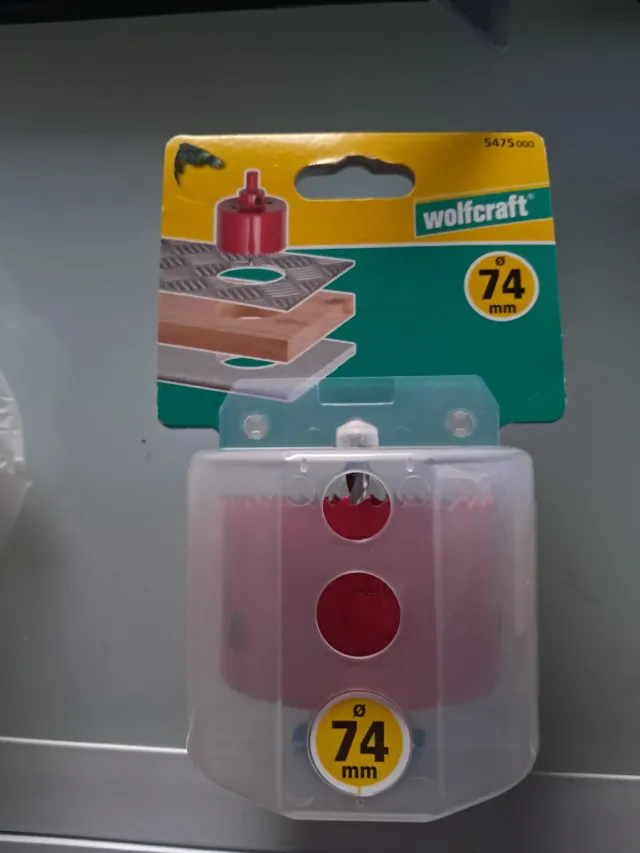 Sierra de corona Wolfcraft 74mm