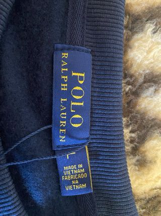 Sudadera Polo Ralph Lauren Oso Azul Talla L