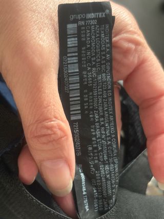 Pantalón azul Zara de Hombre