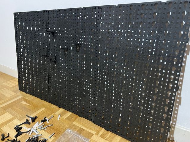 3 Pannelli Porta Utensili Neri