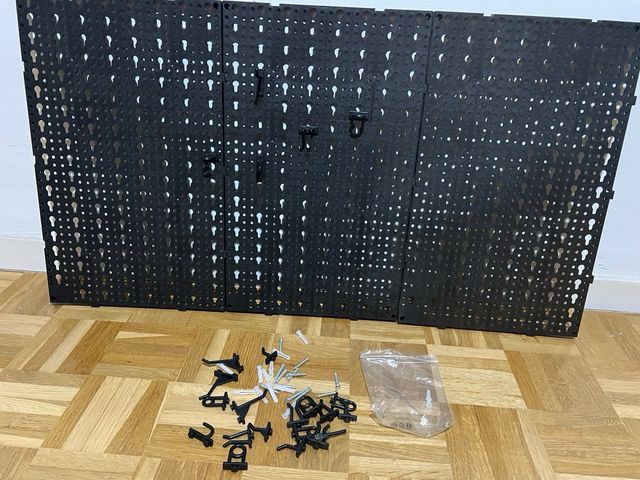 3 Pannelli Porta Utensili Neri