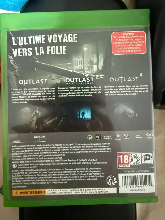 Outlast Trinity Xbox One