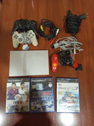 Consola PlayStation 2 Silver + Accesorios