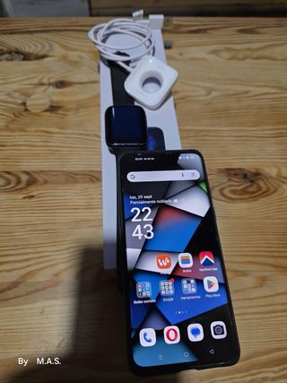 Móvil y Smartwatch Oppo Negro
