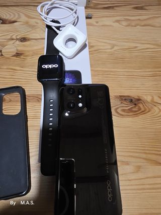 Móvil y Smartwatch Oppo Negro