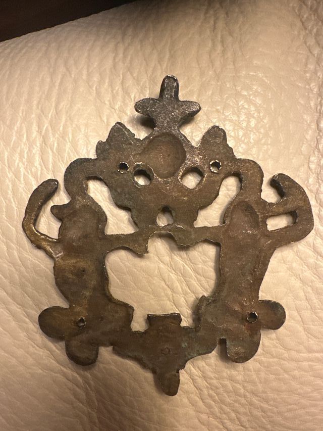 Antica bocchetta bocca chiave XVI bronzo