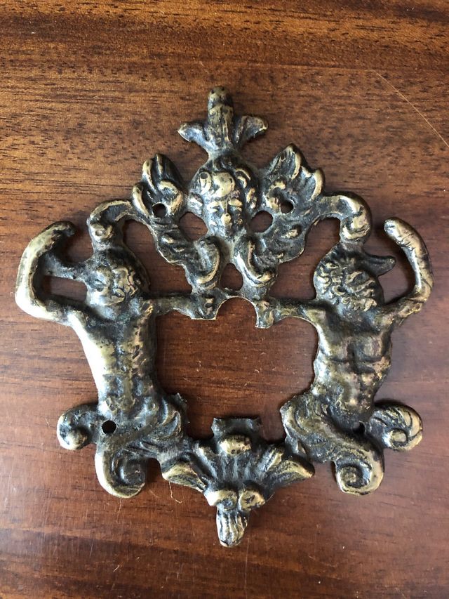 Antica bocchetta bocca chiave XVI bronzo