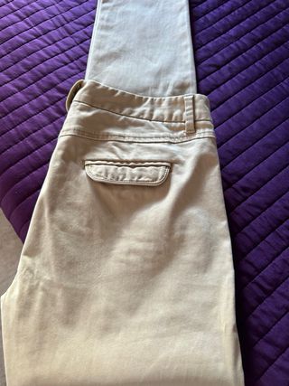 Pantalón Massimo Dutti Beige
