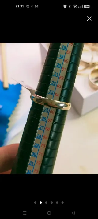 Anillos Plata S925 Hombre tallas en foto