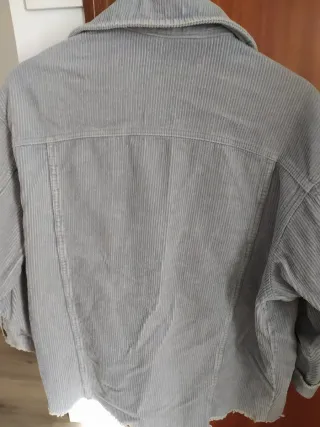 Camisa de pana Zara azul claro