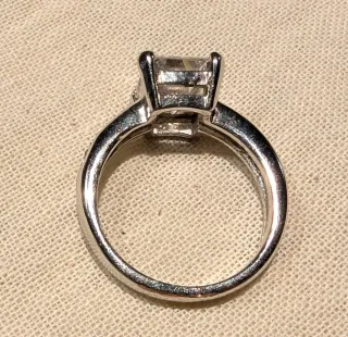 Anillo promesa con circonita