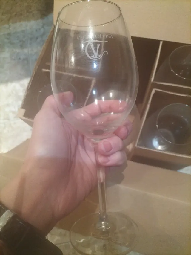 Juego 6 copas vino Vega Tolosa cristal