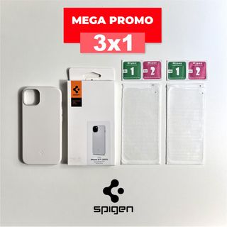 13| Custodia Spigen + 2 Vetri Temperati | iPhone