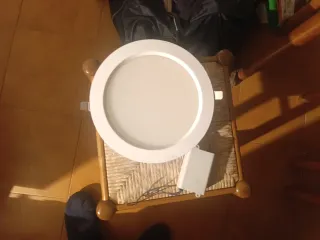 Plafón LED redondo blanco