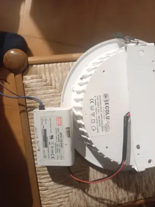 Plafón LED redondo blanco