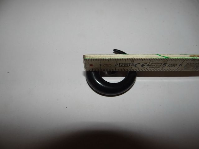 Expansores espiral negros varios tamaños 0.9-1.6cm