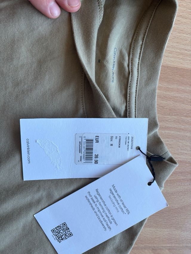 Camiseta Calvin Klein Jeans Beige