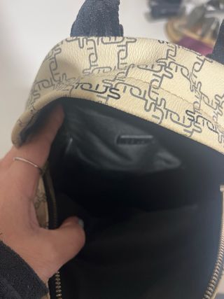 Mochila Tous Beige y Negra