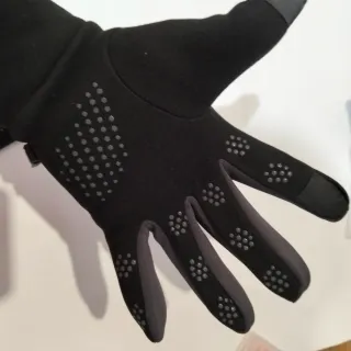 Guantes de invierno negros y grises Talla M