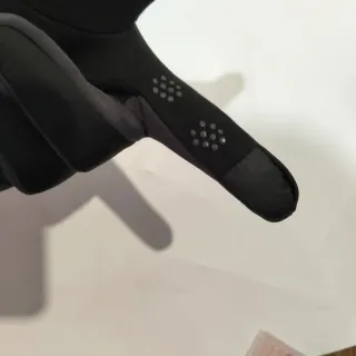 Guantes de invierno negros y grises Talla M