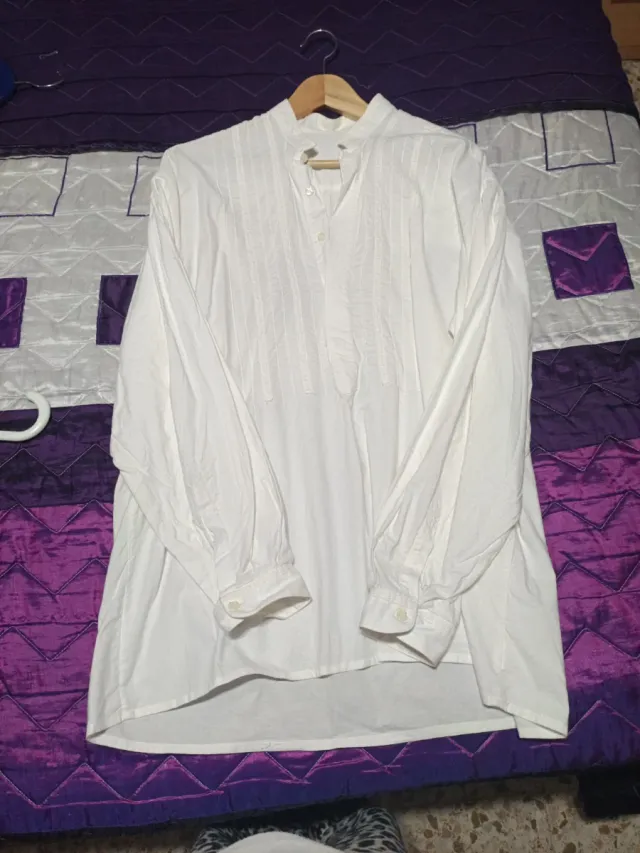 Camisa fallera blanca