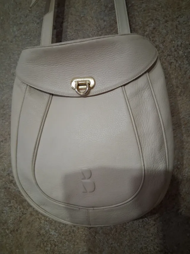 Borsa Bardolino vera pelle beige