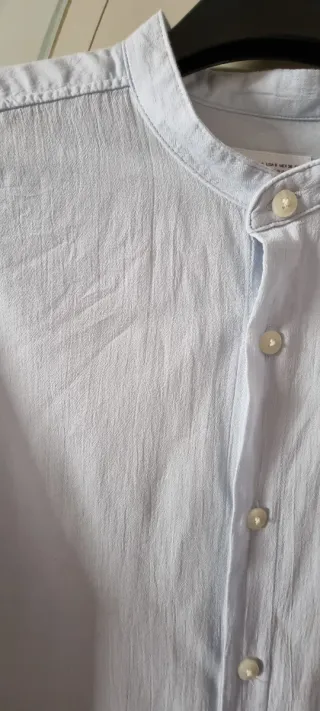 Camicia Zara uomo collo coreana