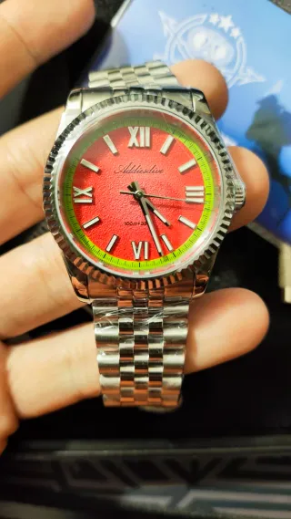Reloj Addiesdive AD2535 Rojo y Plateado