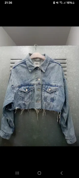 Cazadora vaquera Zara Talla S