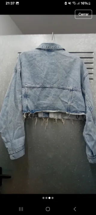 Cazadora vaquera Zara Talla S