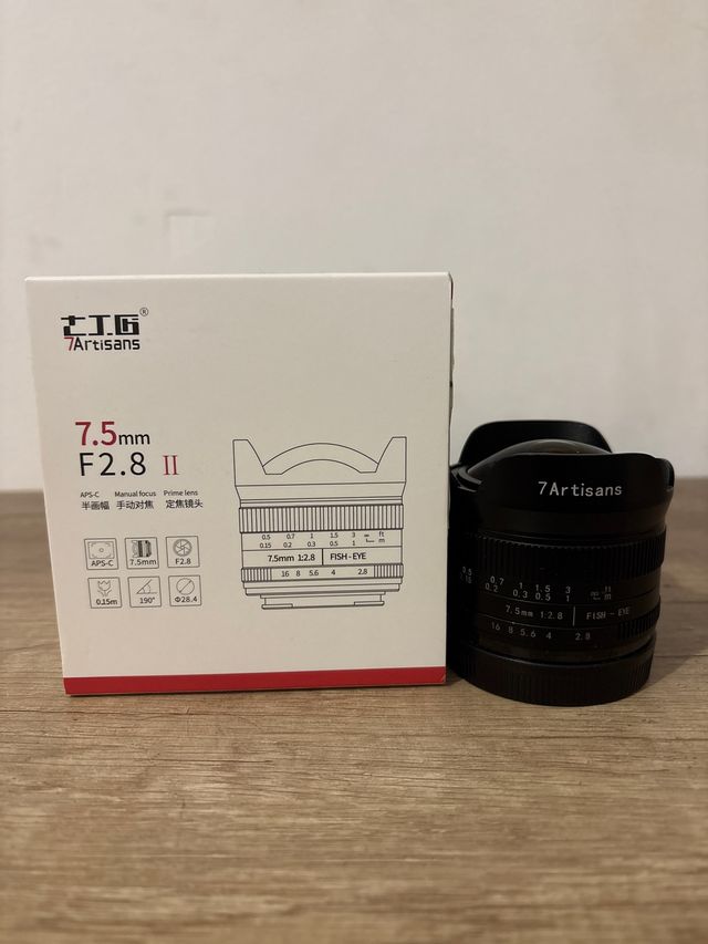 7Artisans 7.5mm f/2.8 II APS-C Sony E