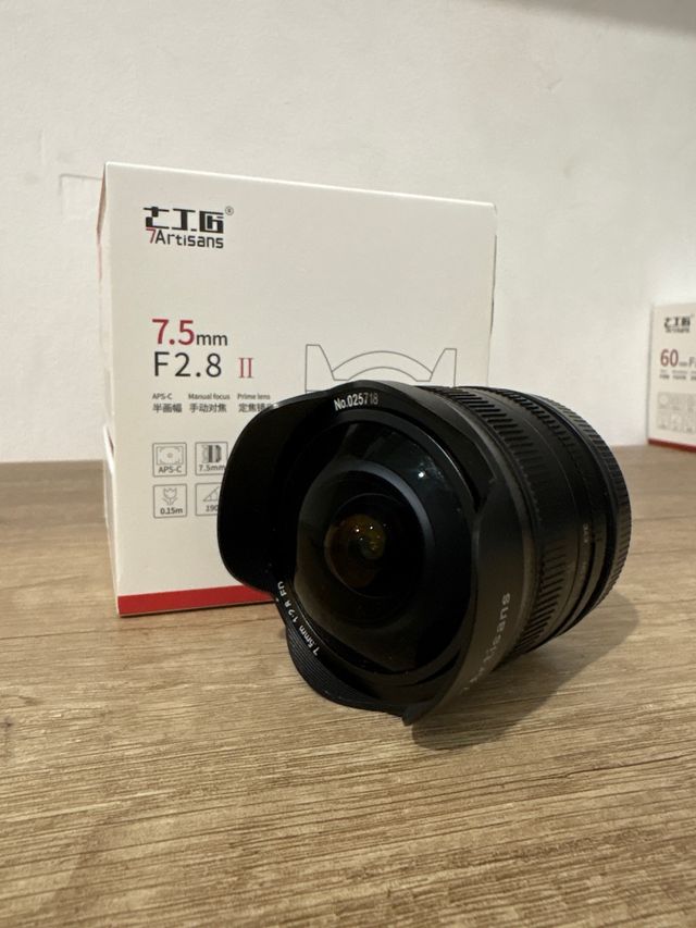 7Artisans 7.5mm f/2.8 II APS-C Sony E
