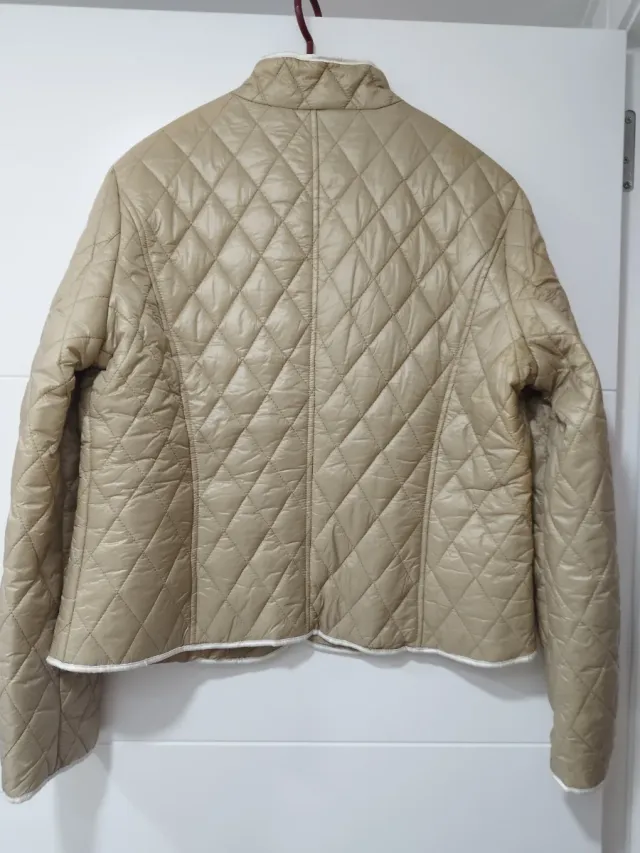 Chaqueta acolchada 4X beige