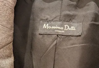 Chaqueta Massimo Dutti Gris Rayas