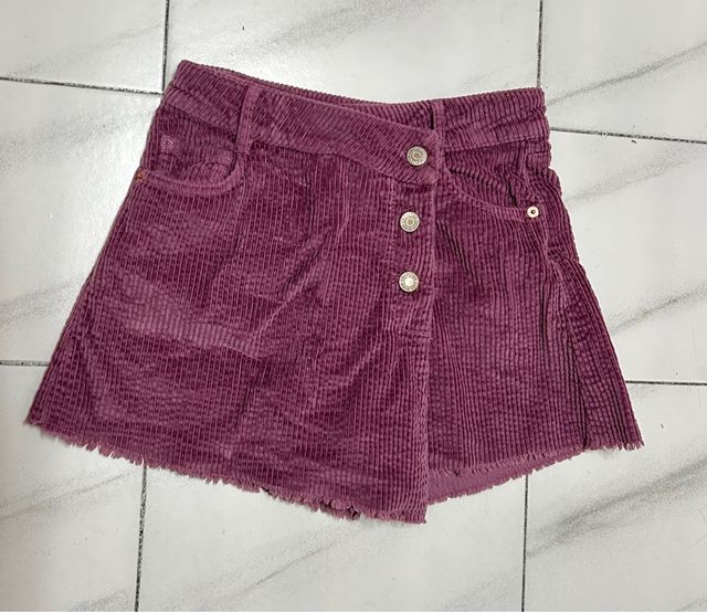 Falda pantalón niña pana Zara T10