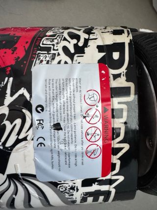 Hoverboard con diseño graffiti