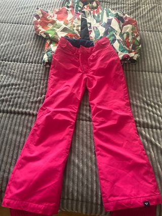 Conjunto Nieve Chica Multicolor y Rosa