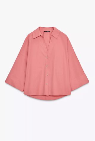 Camisa rosa talla única