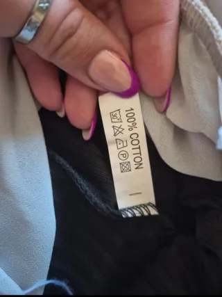 Tuta intera elegante grigio/nera S