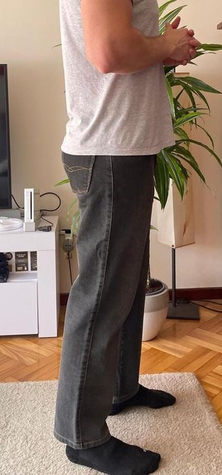 Pantalón vaquero Emidio Tucci Talla 44 Gris