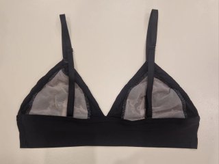 Sujetador Bralette Negro Encaje