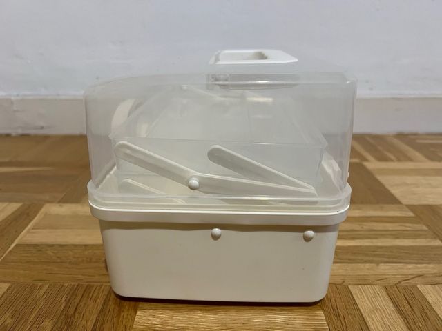 Kit di pronto soccorso organizzatore in plastica trasparente