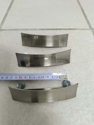 Tiradores de acero inoxidable