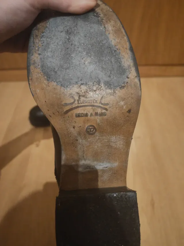 Botas de piel Kipper negras