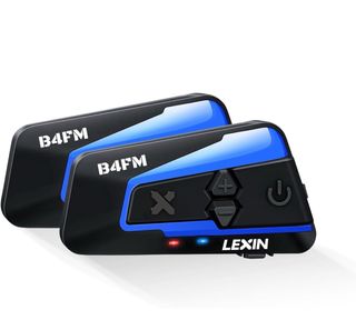 LEXIN 2X B4FM Intercomunicador Moto Bluetooth